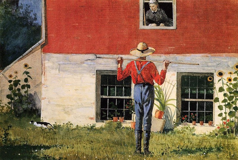 Rustic Courtship by Winslow Homer